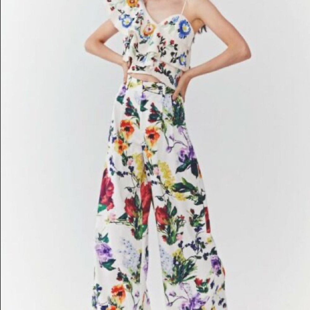 Saba Embellished One-Shoulder Ruffle Top - Picture 9 of 10
